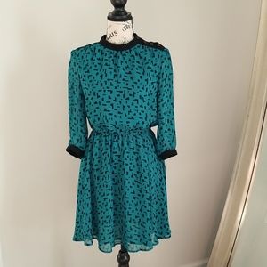 Green Retro Dress